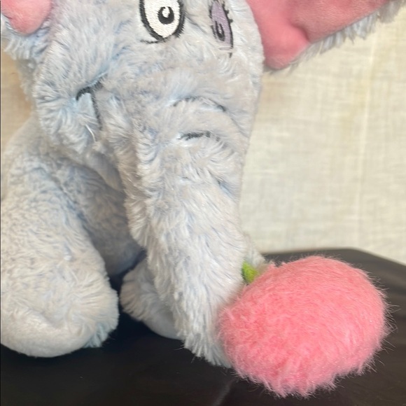 Plush Horton heard a who Elephant with Pink Ears dr. Suess - Picture 3 of 5